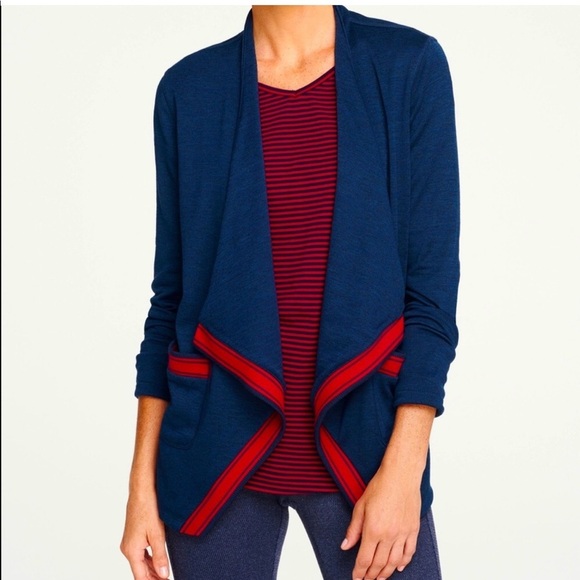 Talbots Sweaters - Talbots Open Front Jersey Drape Cardigan #112